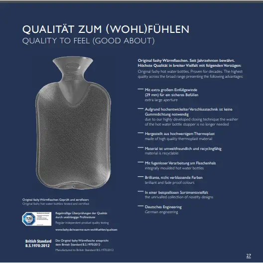Fashy Hot Water Bottle Products
