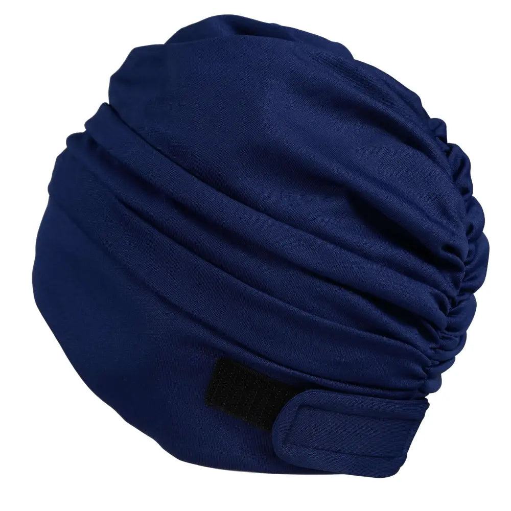 Fashy Navy  Swim Turban 3473 With Velcro Fastener - Fine Saratoga Ltd