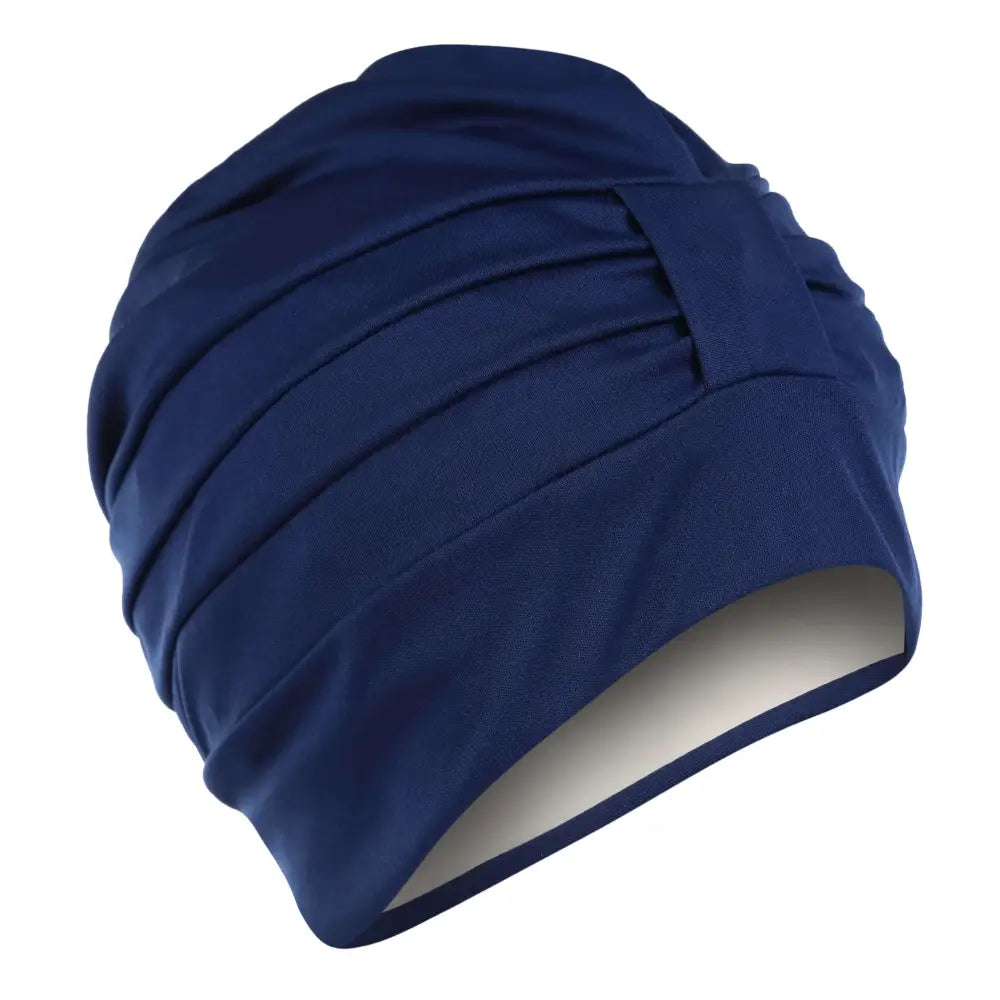 Fashy Navy  Swim Turban 3473 With Velcro Fastener - Fine Saratoga Ltd