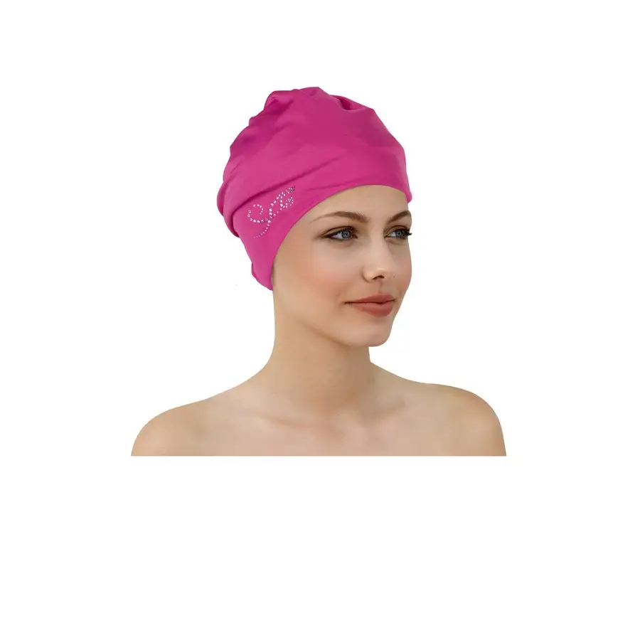 Fashy Pink Swim Turban 3479 With Velcro Fastener - Swimming Caps