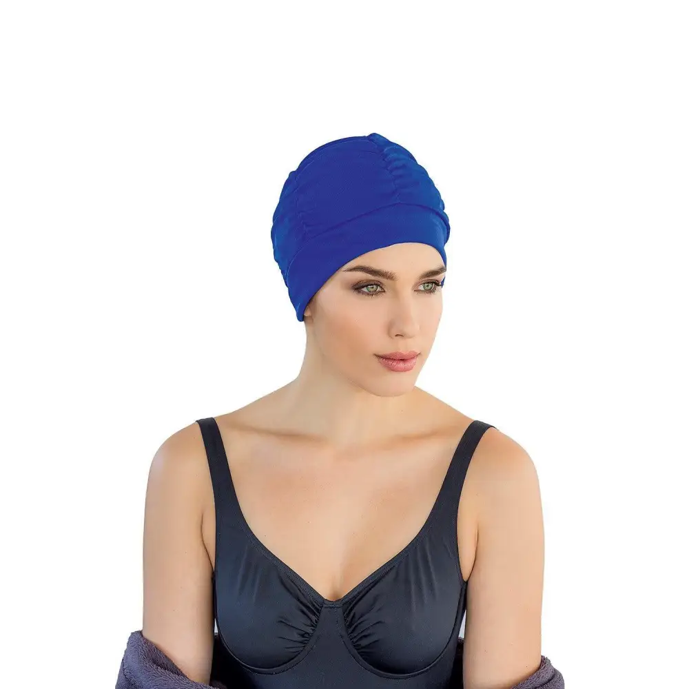 Fashy Swim Turban Easy To Wear 3403 Navy - Fine Saratoga Ltd