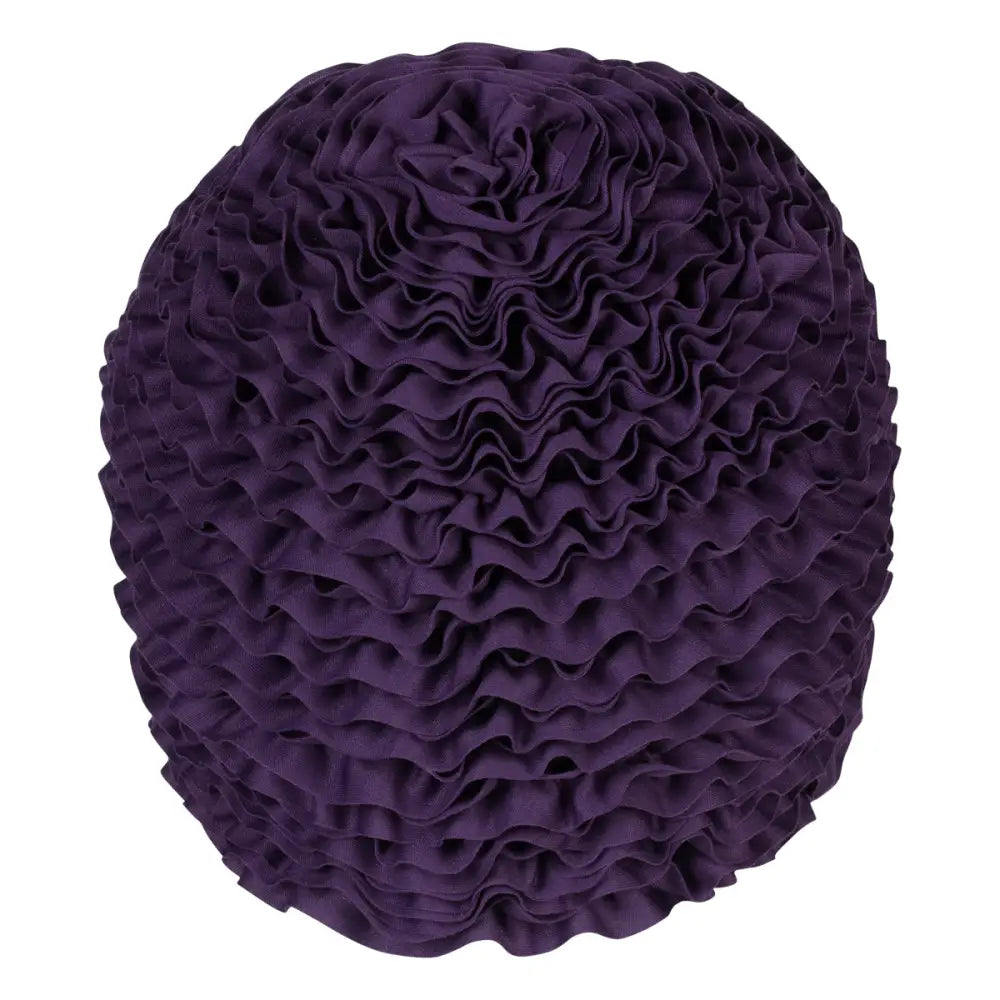 Purpel Frilly Swim Cap by Fashy - Fine  Saratoga UK