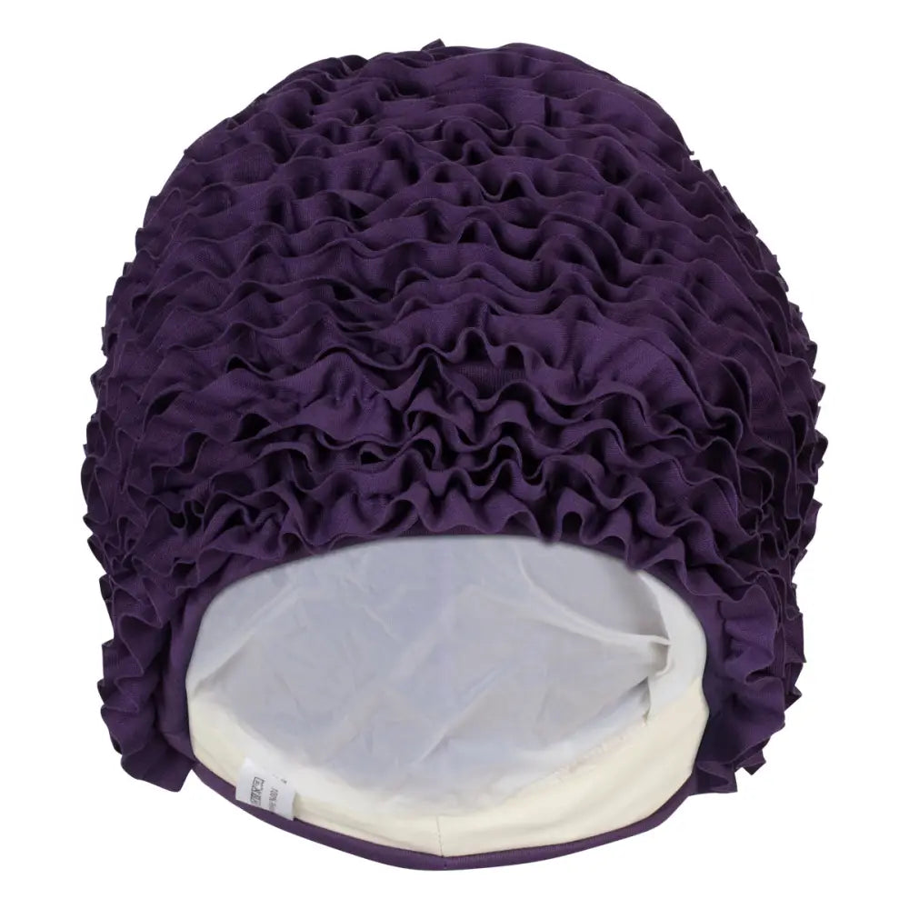 Purple Frilly Swim Cap by Fashy For Women - Fine Saratoga UK