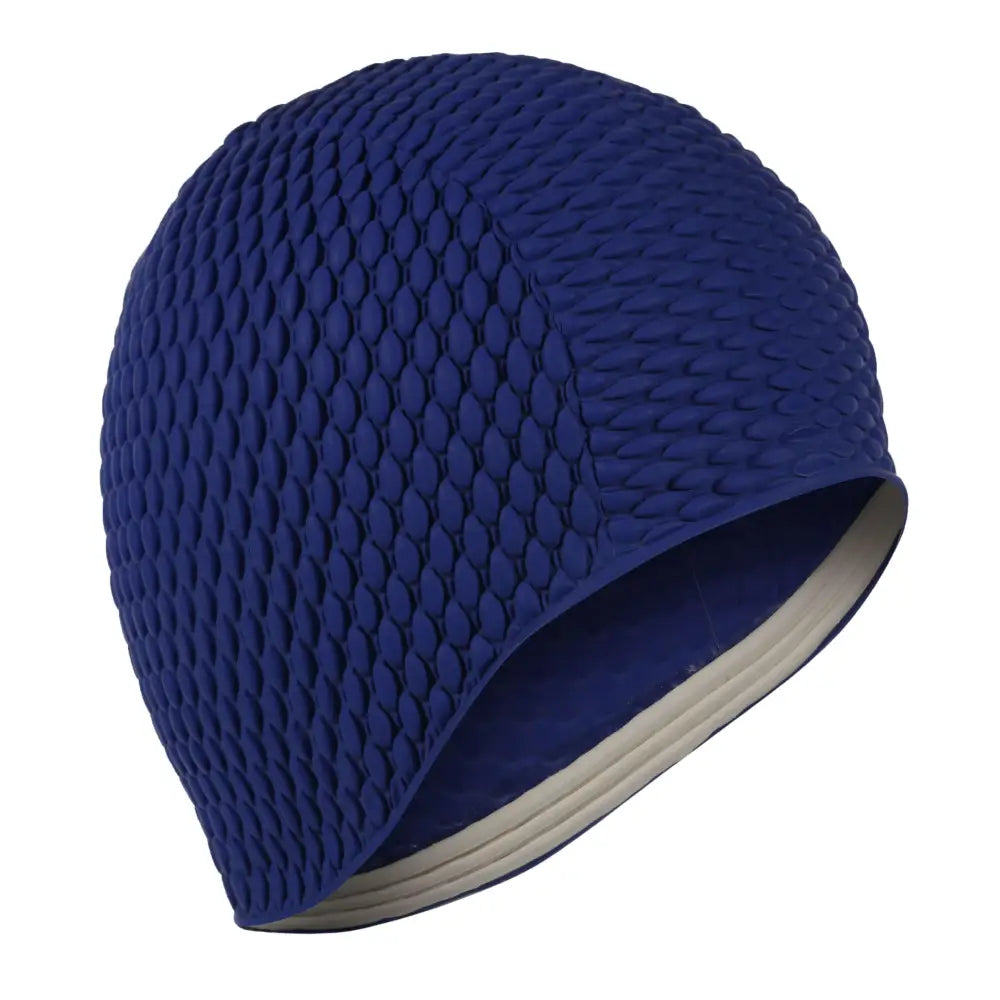 Classic Style Bubble Swim Cap Navy - Fine Saratoga Ltd