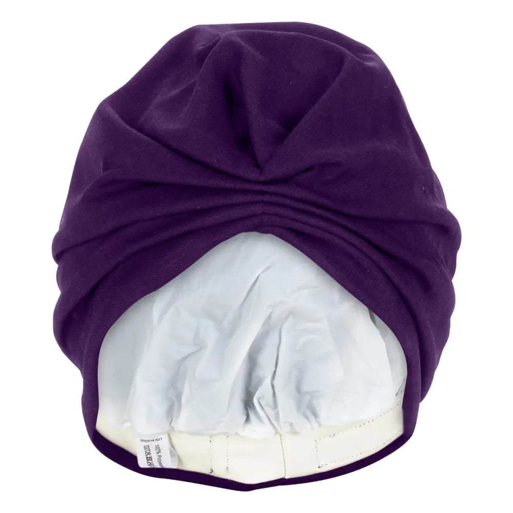 Swim Turban by Fashy Black With Velcro Fastener 3471 - Purple - Swimming Hats